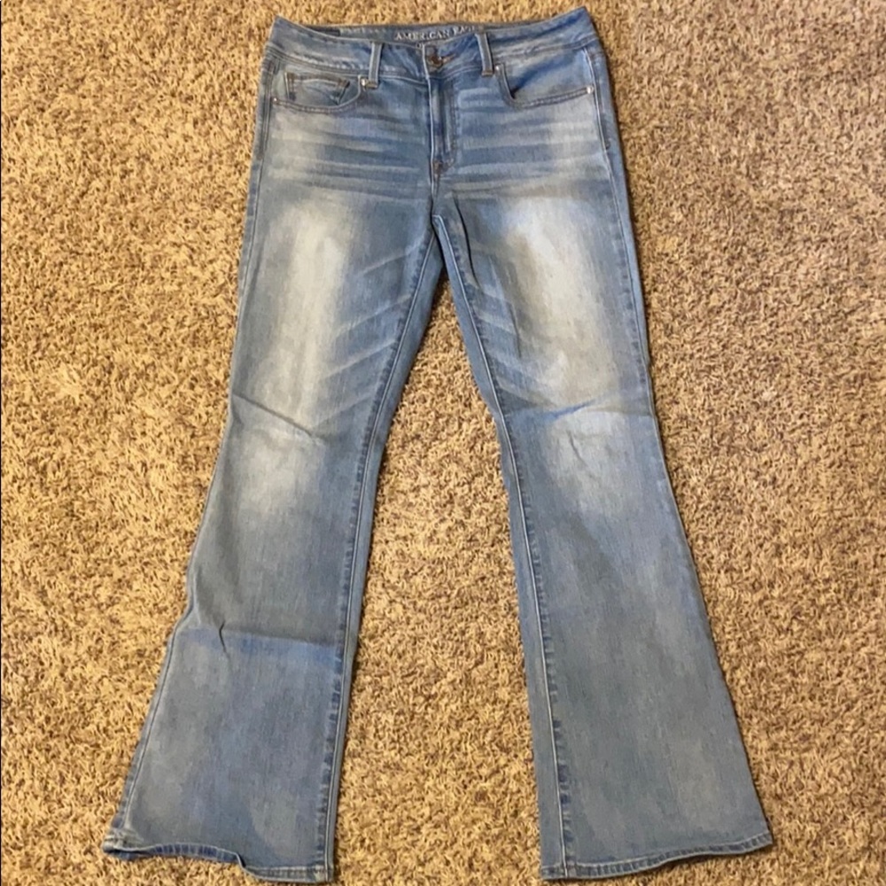 American Eagle Super Stretch Kick Boot Jeans